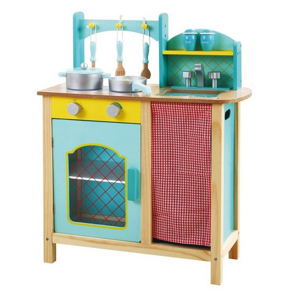 Andreu toys Прованс - голяма синя кухня с аксесоари